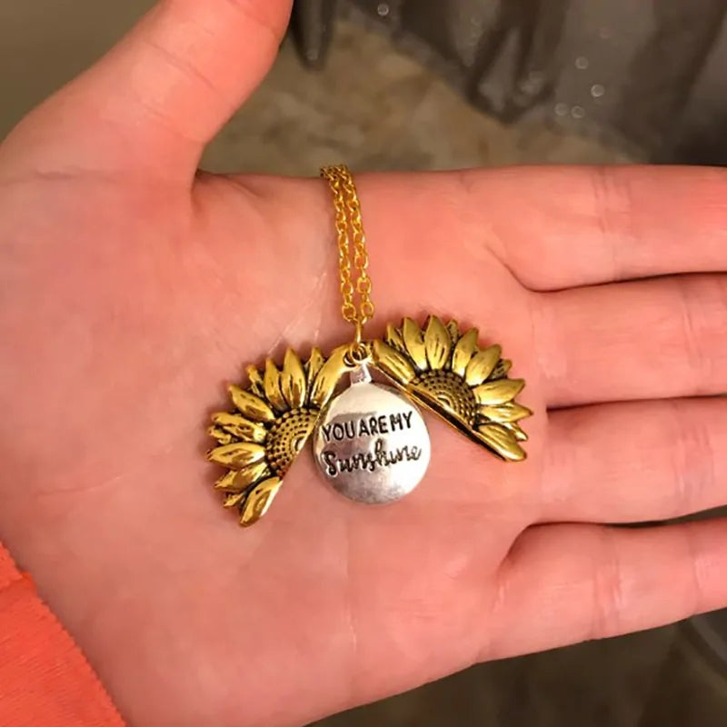 Sunflower Pendant ketting