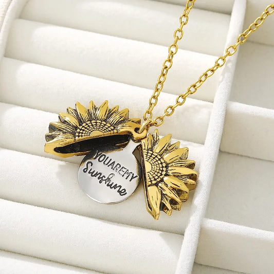 Sunflower Pendant ketting