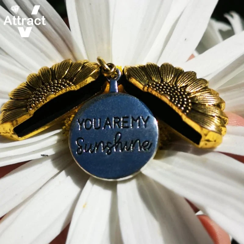 Sunflower Pendant ketting