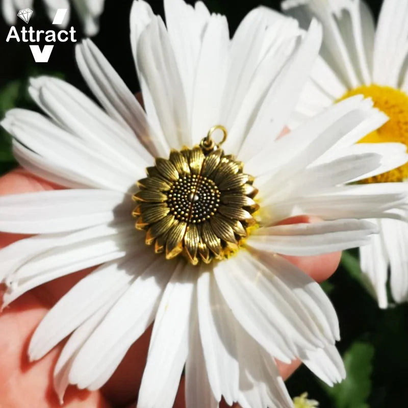 Sunflower Pendant ketting
