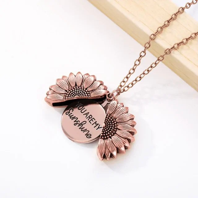 Sunflower Pendant ketting
