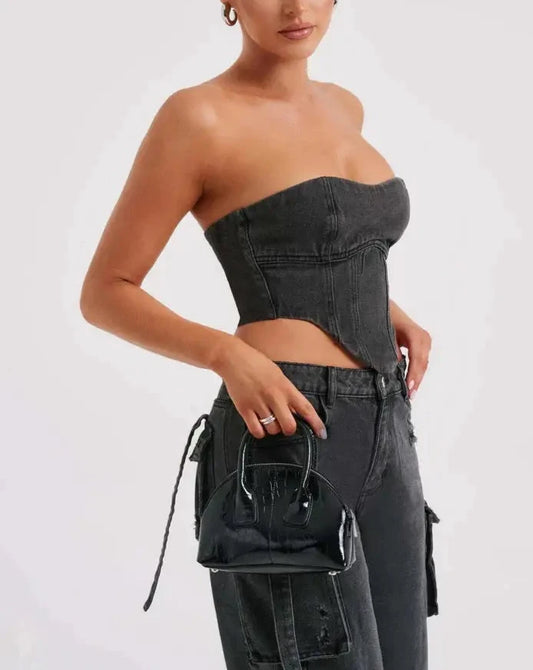 Denim Taille Top